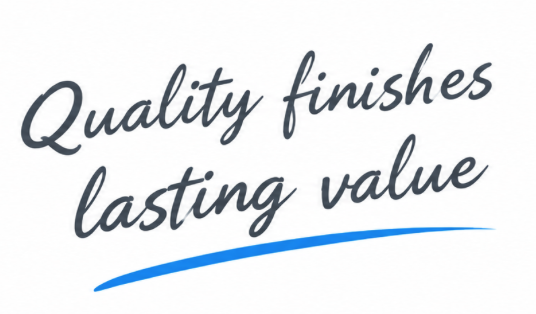Quality finishes. Lasting value.